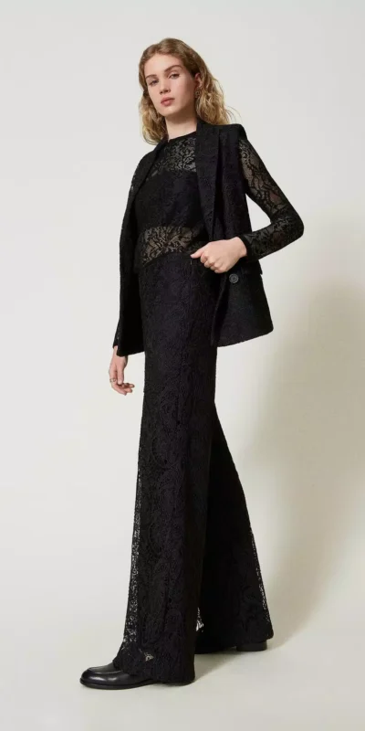 Cotton Long-Sleeve Crop T-shirt